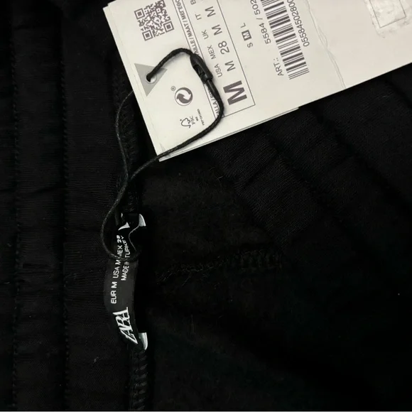 ZARA Plush Black Midi Skirt - Picture 6 of 6